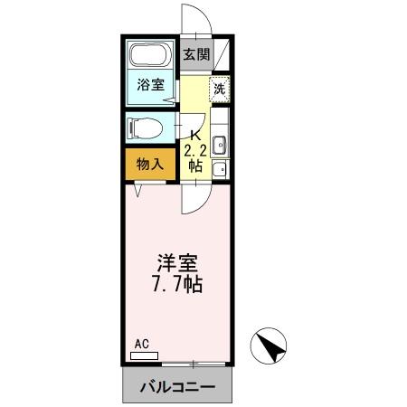 セリバテール太宰府の間取り