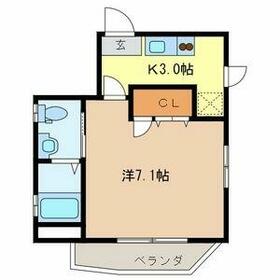 Haginaka壱番館の間取り