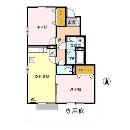 アレグリア Bの間取り