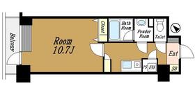 メゾン・ド・ヴィレ日本橋中州の間取り