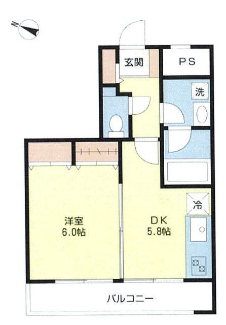 クレーテⅡ篠崎の間取り