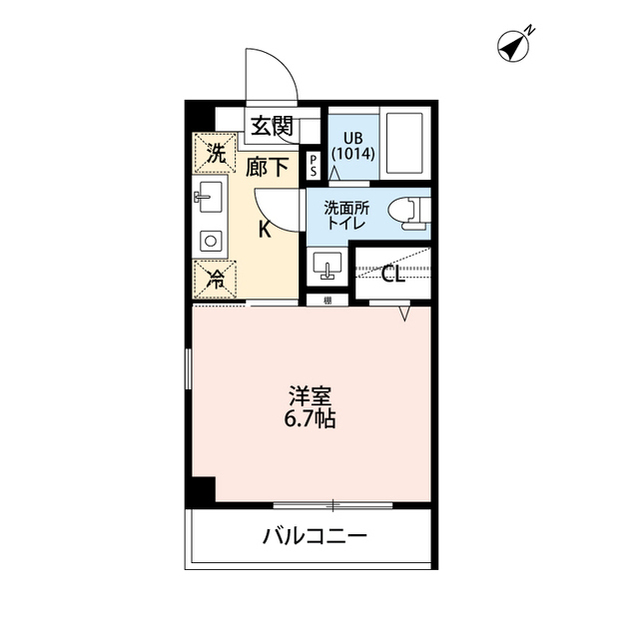 Brighten新中野の間取り