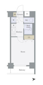 スカイコート神田第5の間取り