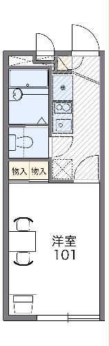 レオパレスTAIKOU2の間取り
