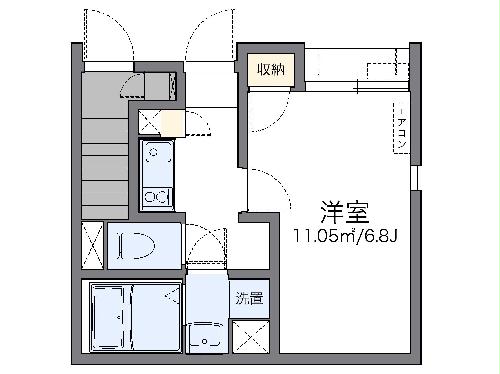 レオネクスト鳥飼の間取り