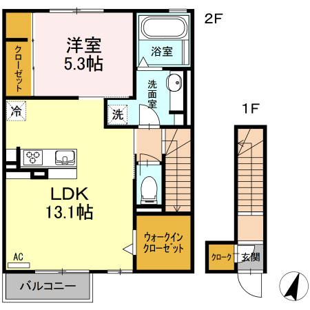 ペスカ・ペーラの間取り