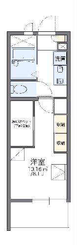 レオパレスエアポートビューの間取り