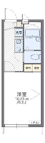 レオパレスあらたの間取り