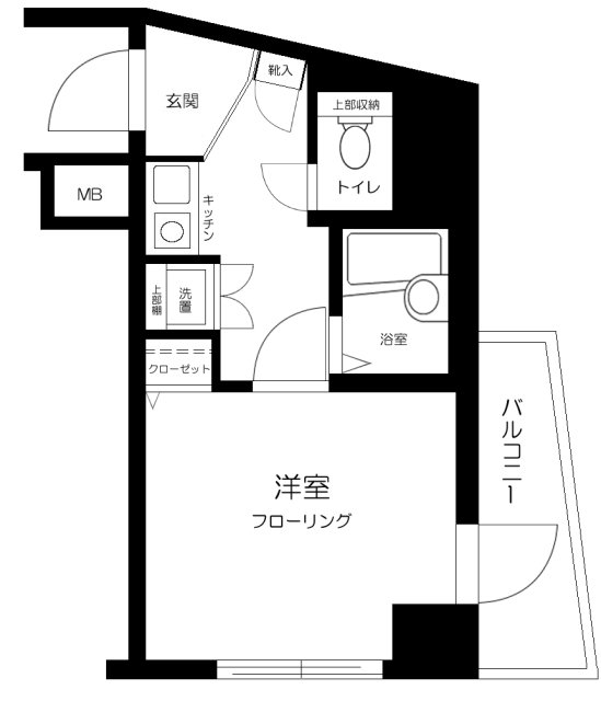 エービーシーステーションプラザ新宿中井の間取り