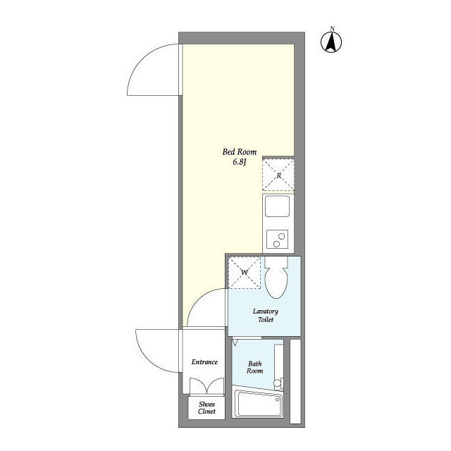 SOLASIAresidence都立大学の間取り