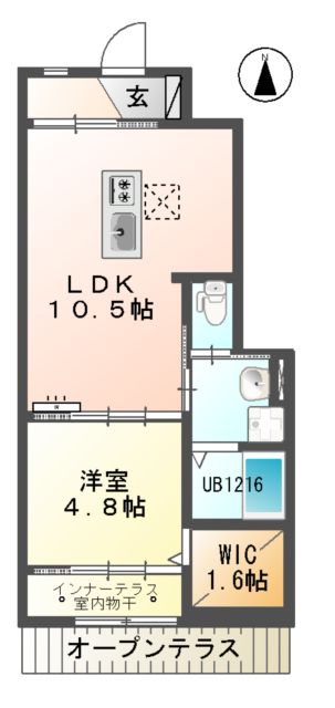Baby’s breath(ベイビーズブレス)の間取り