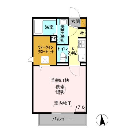 フォレストメゾン堀割の間取り