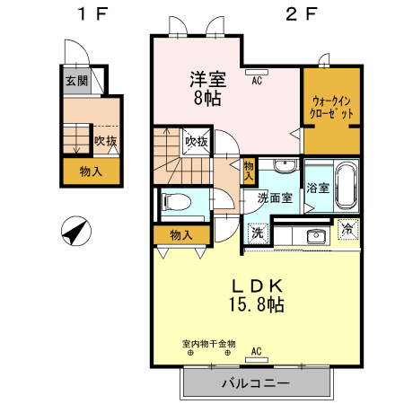 ロイヤルレジデンス Cの間取り