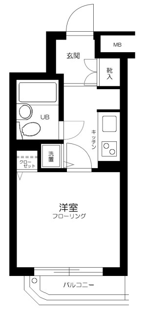 コスモ千早町の間取り