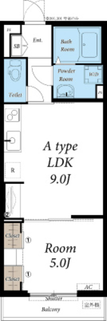リブリ・アヴニール・ドレの間取り