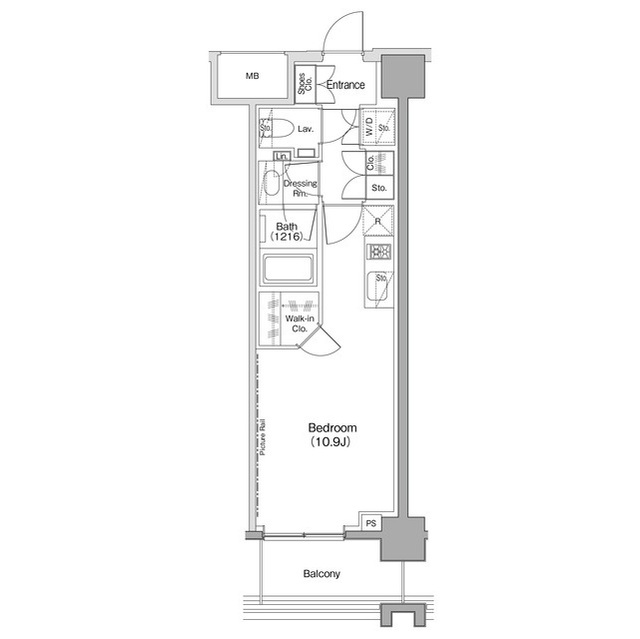 ヴェール・クレール大崎の間取り