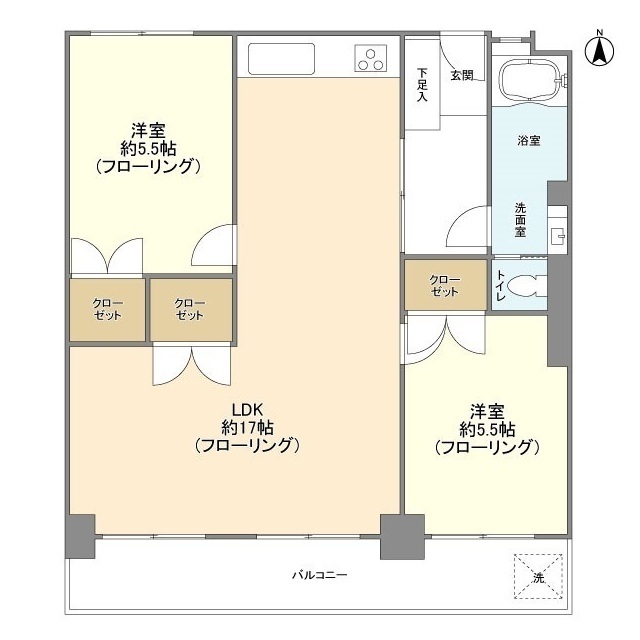 マンションニュー恵比寿の間取り