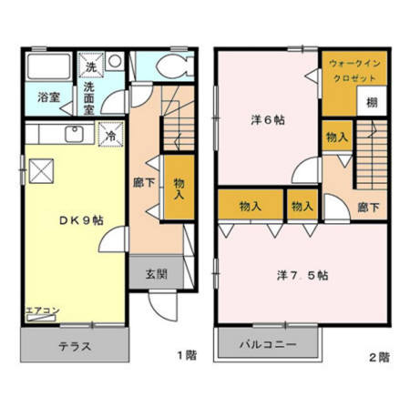 ローズコートサカエの間取り