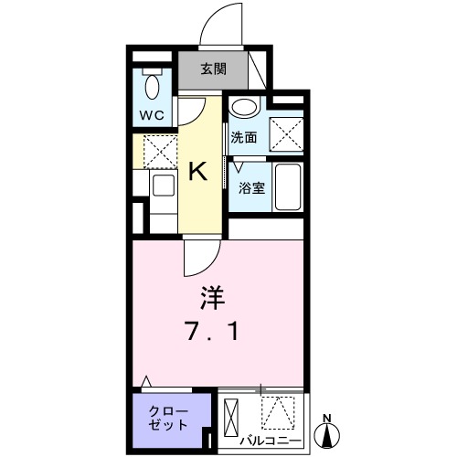 ライジング練馬の間取り