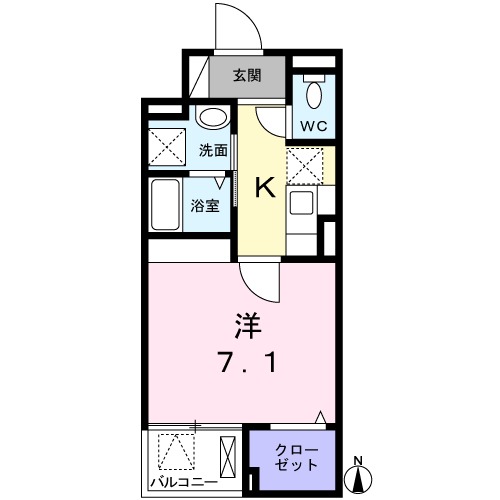 ライジング練馬の間取り