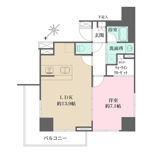CrestHill文京千石の間取り