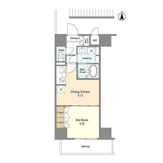 La Douceur東神田の間取り