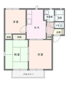 サニーフォレストヴィラの間取り