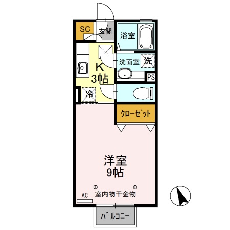 デジール Iの間取り