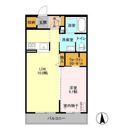 ラッフルズの間取り