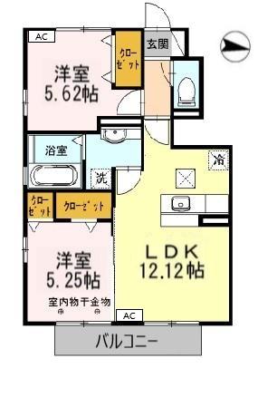 CINQ(サンク)の間取り