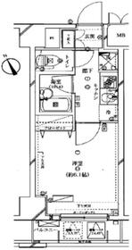 ライジングプレイス蒲田南の間取り