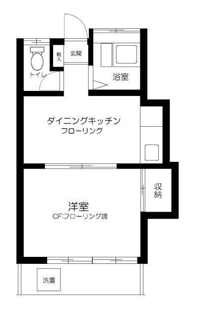 ときわ荘の間取り
