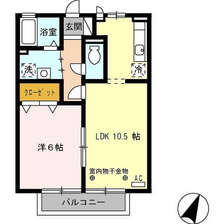 カーネリアンの間取り