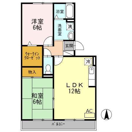 Sejour COSMOS Bの間取り
