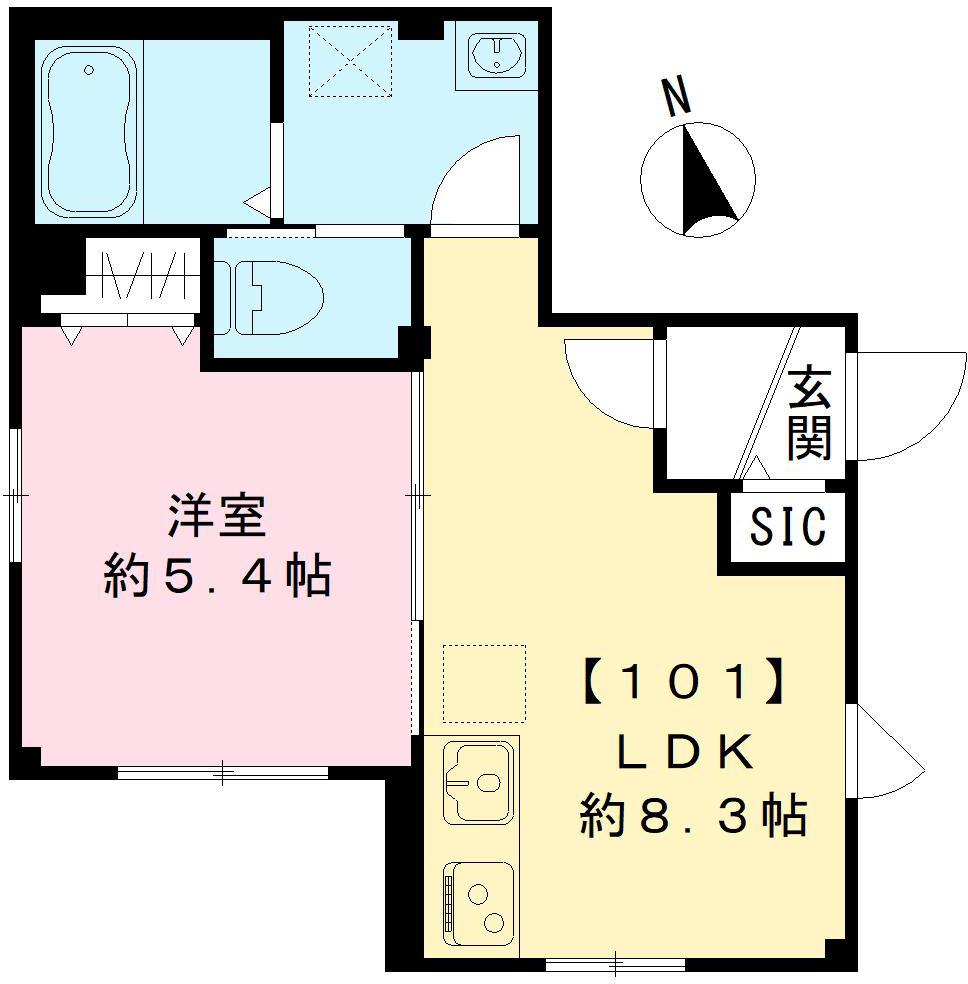 ビューノ.Kの間取り
