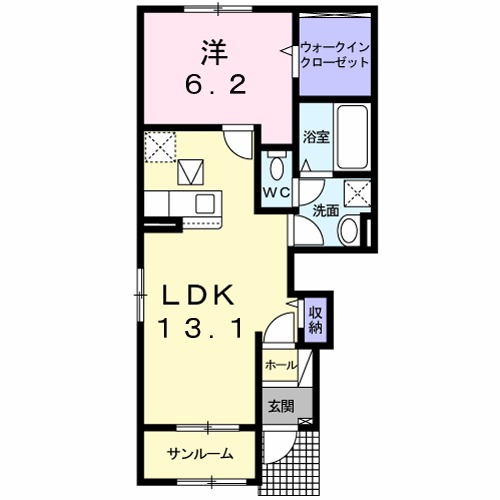 ロトンヌAの間取り