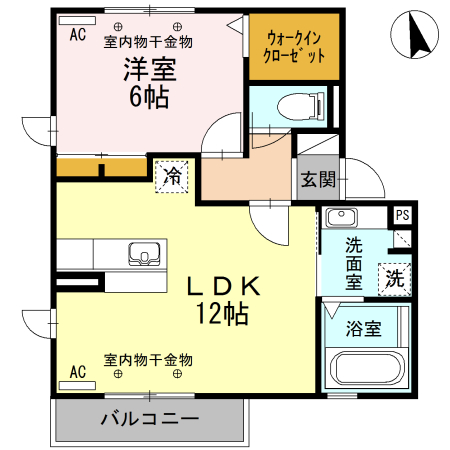 ティーズスクエアーB/C C棟の間取り