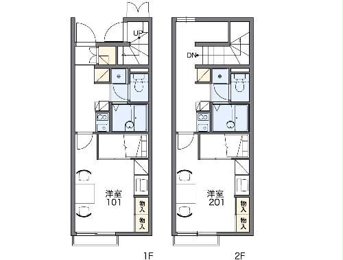 レオパレススタイリッシュコートの間取り