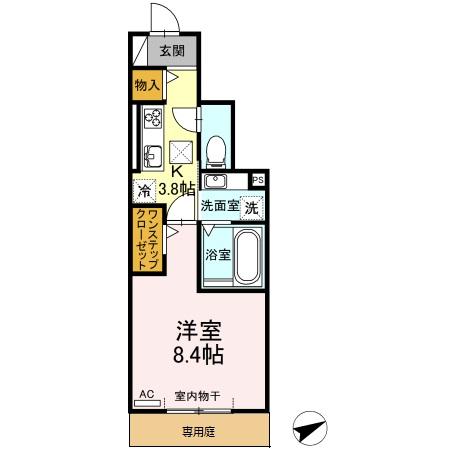 Dーroom wingの間取り