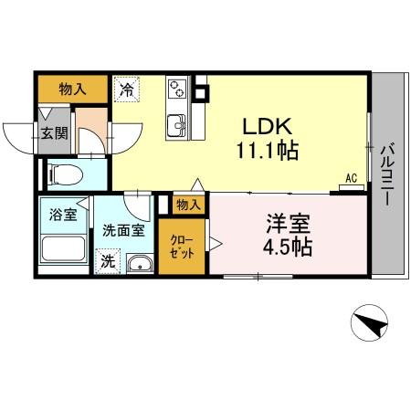 ヴェル ドミールの間取り