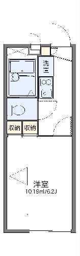 レオパレスヴァーグの間取り