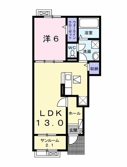 Grace mobara Aの間取り