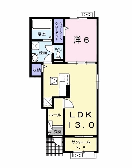 Grace mobara Aの間取り