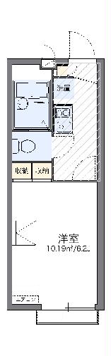 レオパレスオリジン アールの間取り