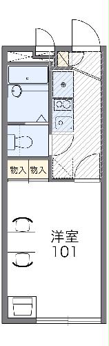 レオパレスパークサイドの間取り