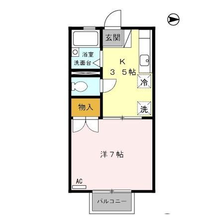 ルミエール関谷の間取り