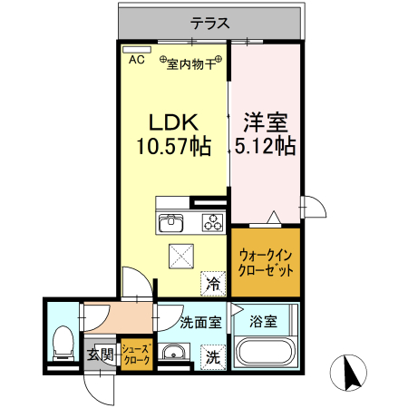 マハロ(Mahalo)の間取り