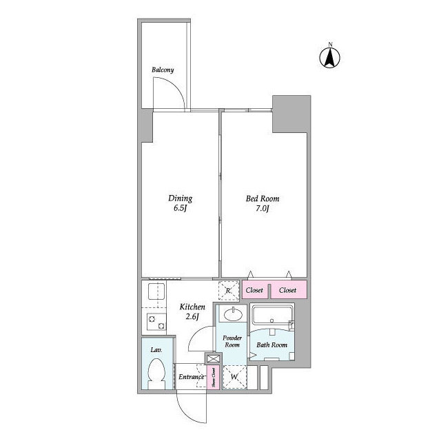 コンフォリア・リヴ新大阪WESTの間取り