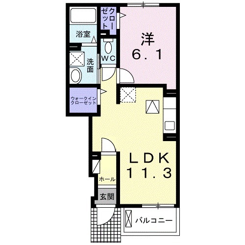 パレットの間取り