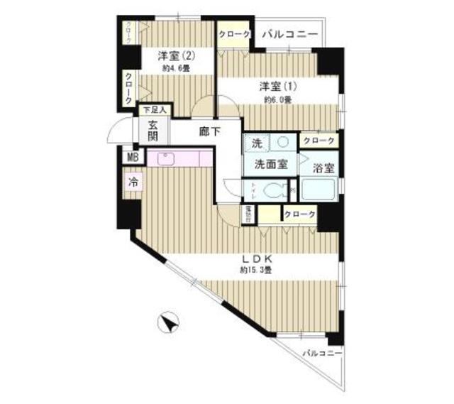 パークサイド小石川植物園の間取り
